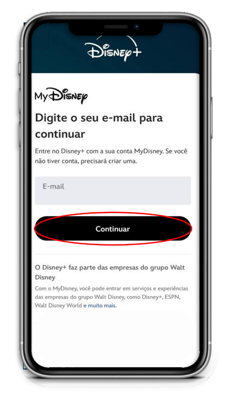 Informe seu e-mail
