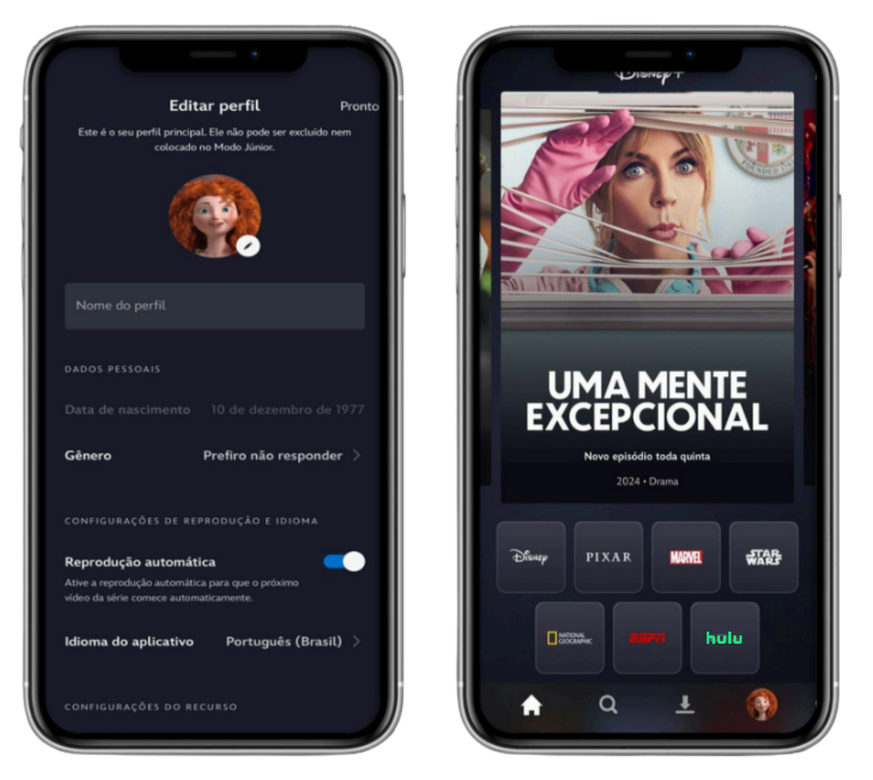 Configure seu perfil