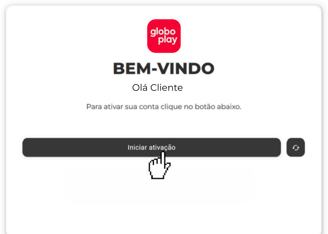 Inicie a ativação